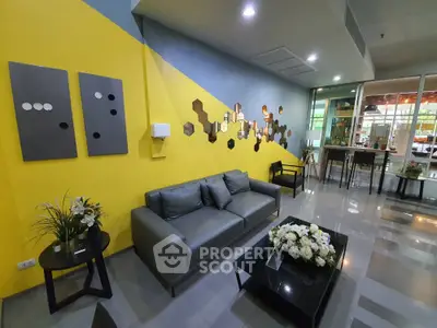 Modern living room with stylish decor and comfortable seating