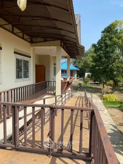 Charming house with spacious balcony and garden view