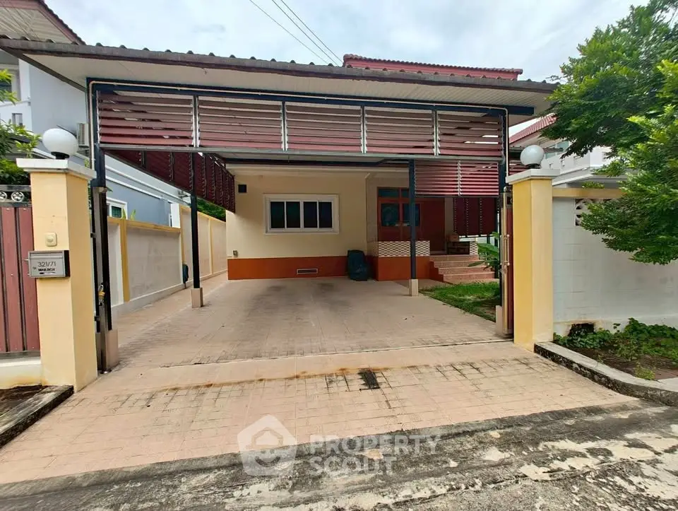 Charming suburban home with spacious driveway and modern facade, perfect for family living.