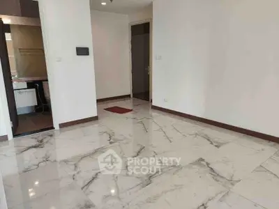 Spacious modern interior with marble flooring and sleek design