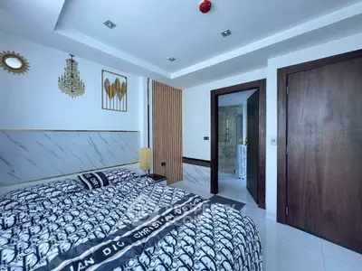Luxurious bedroom with elegant decor and modern design