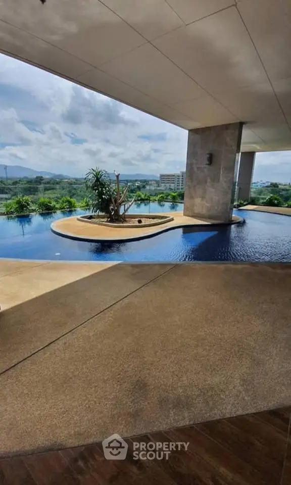 Luxurious rooftop pool with stunning panoramic views and modern design.