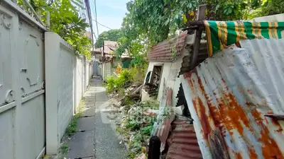 Explore potential in this urban alleyway with rustic charm and lush greenery, ideal for redevelopment opportunities.