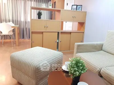 Cozy living room with modern furniture and natural light