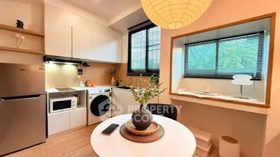 Chic modern kitchen with open layout and stylish appliances