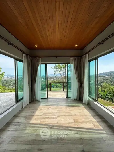 Stunning corner unit with panoramic views and expansive windows