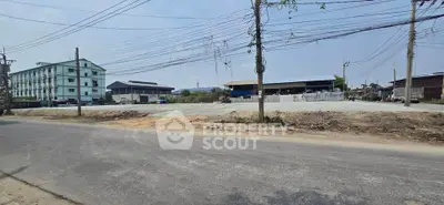 Spacious vacant land plot in industrial area with potential for development.