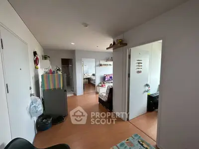 Spacious apartment interior with open layout and modern decor