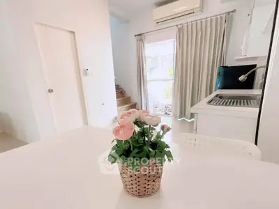 Charming kitchen with natural light and elegant decor