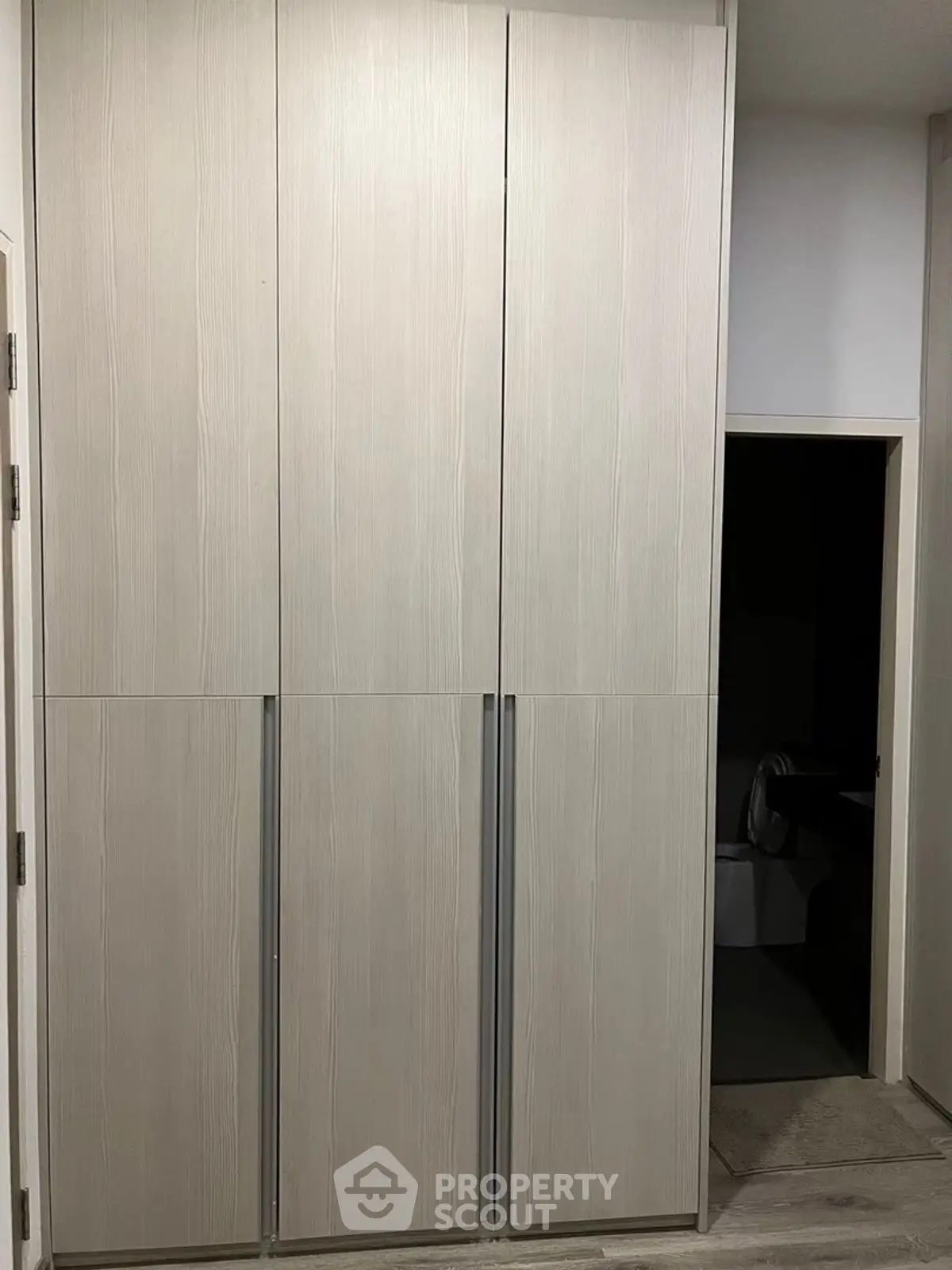 Modern storage closet with sleek design and ample space