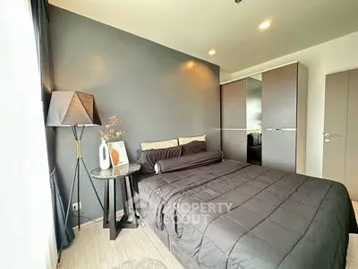 Modern bedroom with sleek design and stylish decor