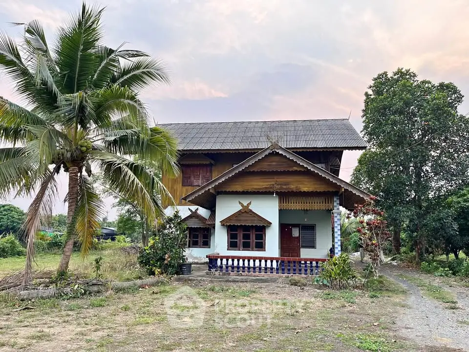 Charming rustic house with lush garden and traditional architecture