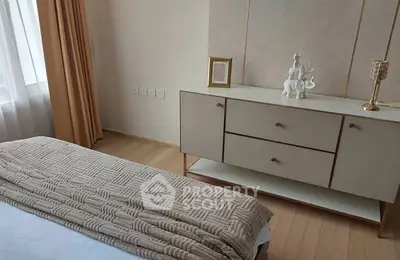 Cozy bedroom with elegant decor and natural light