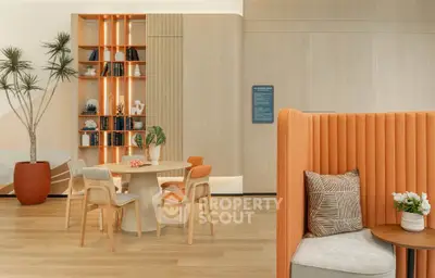 Modern living room with stylish furniture and elegant decor