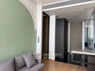 Modern living room with stylish decor and comfortable seating