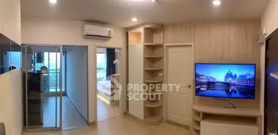 Modern apartment interior with open living space and stylish decor