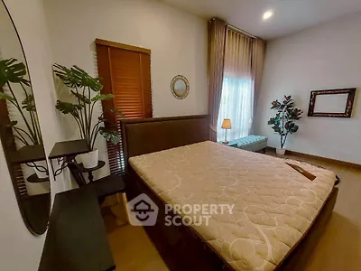 Cozy bedroom with elegant decor and natural light