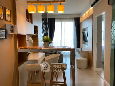  1 Bedroom Condo at The Niche Pride ทองหล่อ เพชรบุรี Livingroom