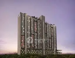 Stunning high-rise building with modern architecture at dusk