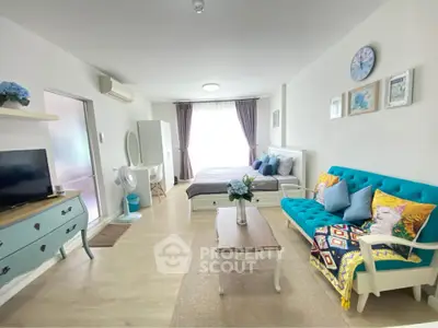 Charming studio apartment with stylish decor and natural light