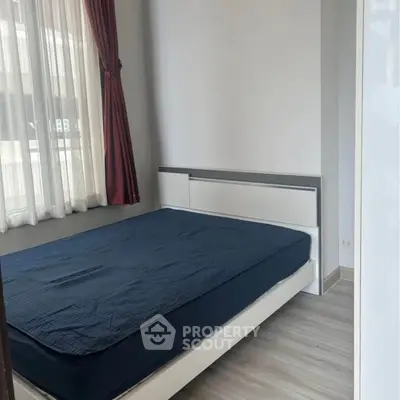 Cozy bedroom with modern design and natural light