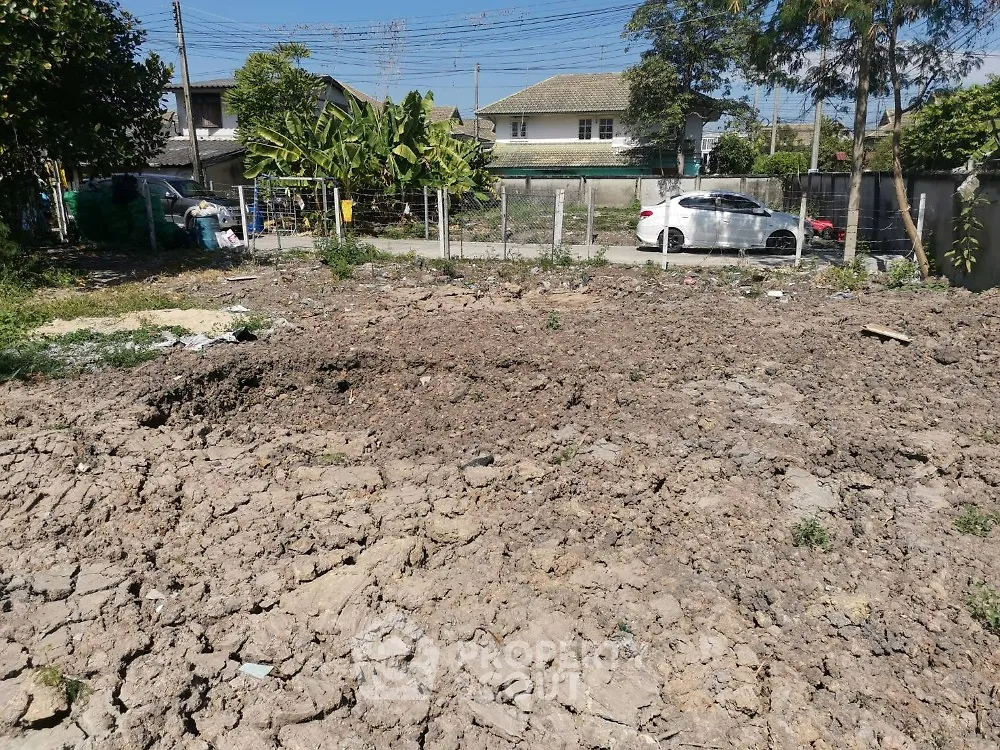 Vacant land plot in suburban area ready for development