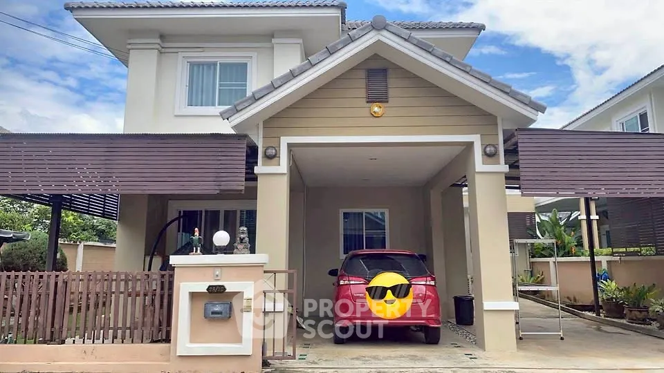 Charming suburban home with carport and modern facade, perfect for family living.