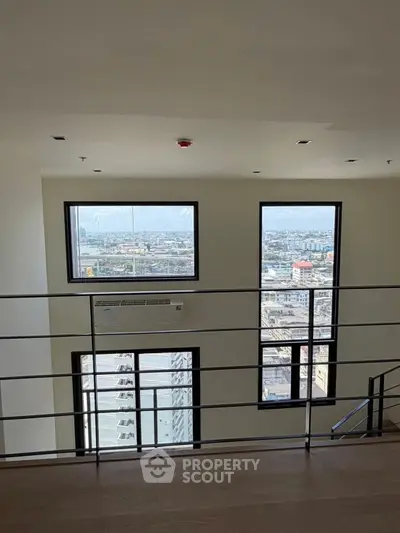 Stunning modern loft with expansive city views and sleek design, perfect for urban living.