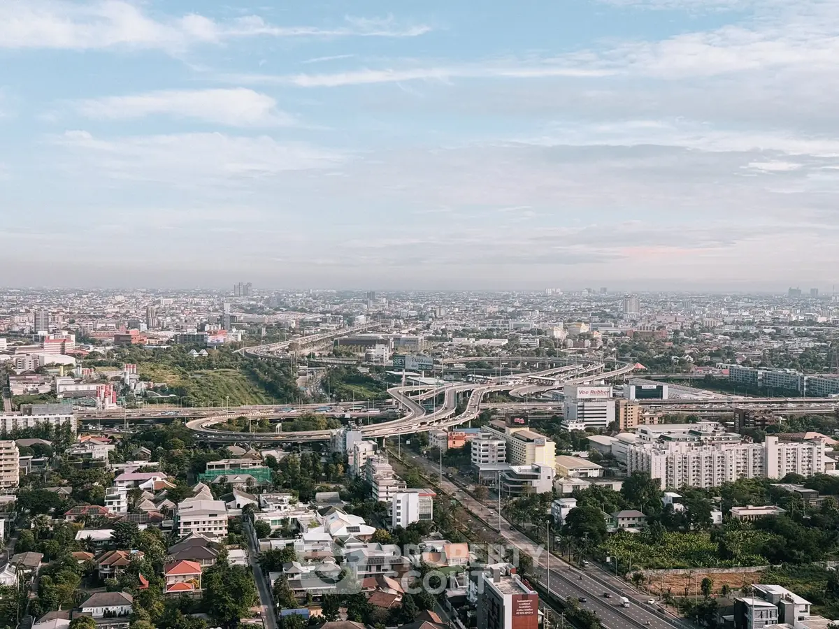 Stunning cityscape view showcasing urban development and infrastructure