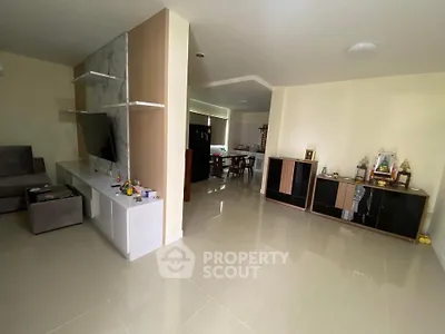 Spacious living room with modern decor and open layout