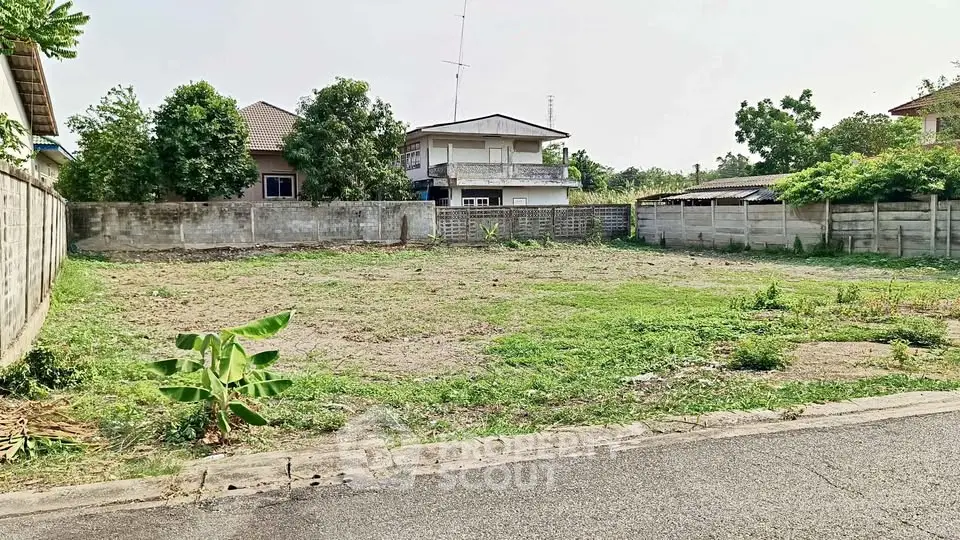 Spacious residential plot with lush greenery, ideal for building your dream home in a serene neighborhood.