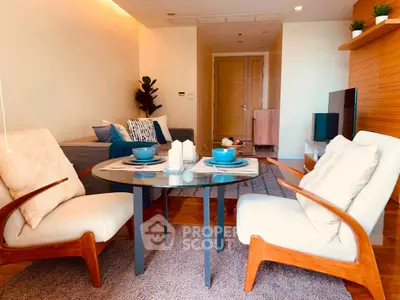 Chic modern living room with stylish furniture and elegant decor, perfect for urban living.