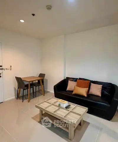Cozy living room with modern furniture and stylish decor