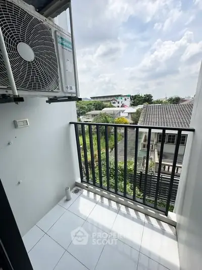 Charming balcony with scenic view, perfect for relaxation and enjoying fresh air.