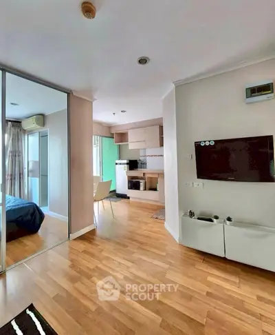 Modern apartment with open layout and stylish kitchen