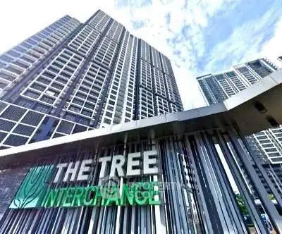 Modern high-rise building with sleek architecture and urban appeal.