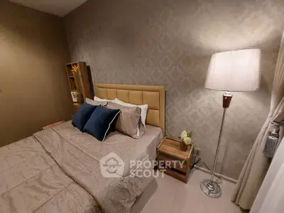 Cozy bedroom with elegant decor and soft lighting