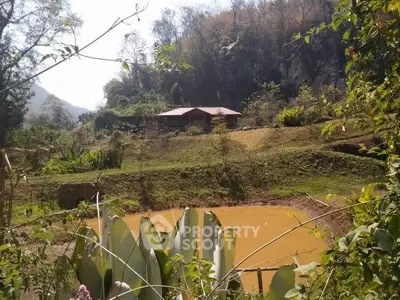 Scenic rural property with pond and lush greenery, perfect for nature lovers.