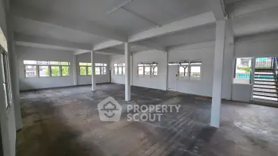 Spacious open-plan interior with large windows and natural light, ideal for versatile commercial or residential use.