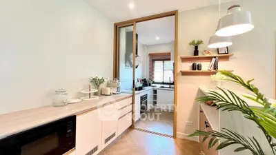 Modern kitchen with open layout and stylish decor