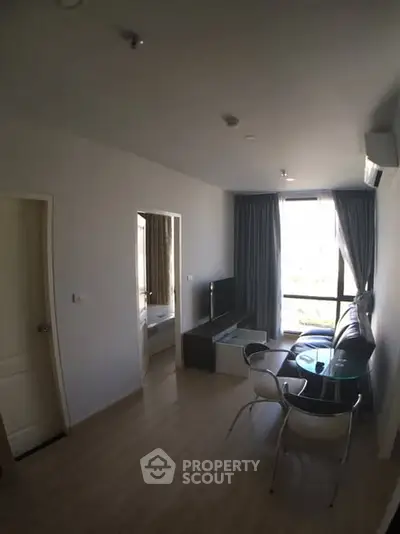 Cozy living room with modern furniture and natural light