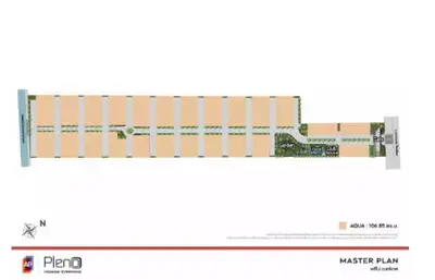 Architectural master plan showcasing detailed layout and design elements.