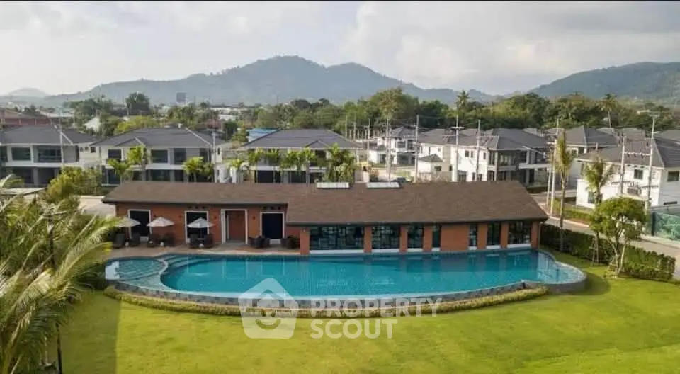 Luxurious property with stunning pool and scenic mountain views.