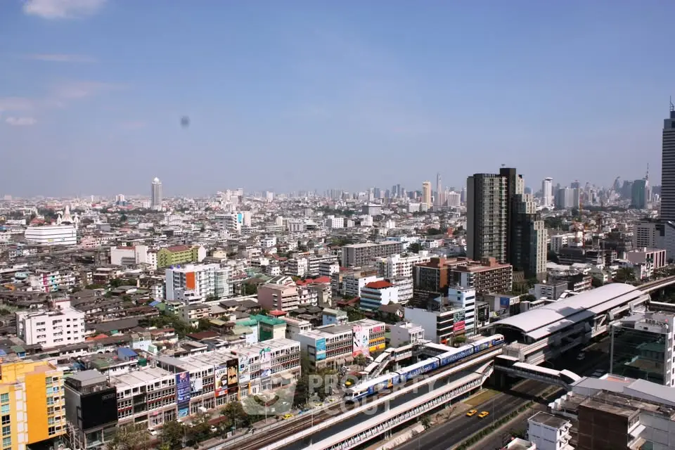 Stunning cityscape view showcasing urban skyline and vibrant architecture.