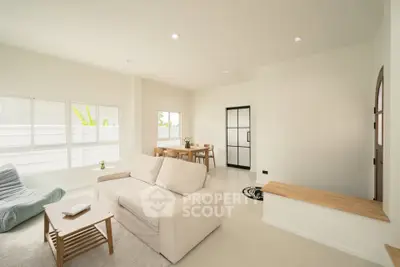 Bright and airy living room with modern furniture and natural light