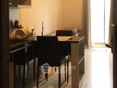 Cozy apartment interior with dining area and natural light