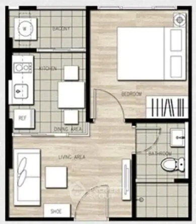  1 Bedroom Condo at The Base Rama 9 Ramkhamhaeng-1