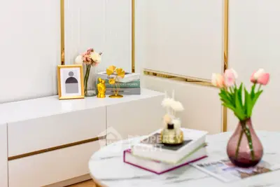 Elegant interior with modern decor and stylish furniture, perfect for contemporary living.