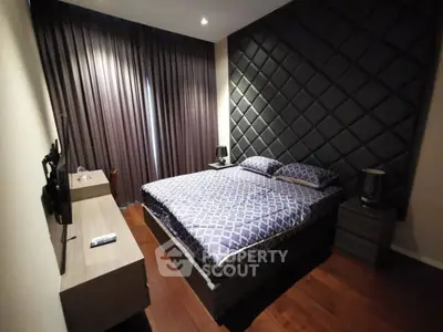 Luxurious bedroom with elegant decor and modern furnishings
