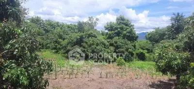 Lush green land with trees and clear blue sky, perfect for agricultural development.